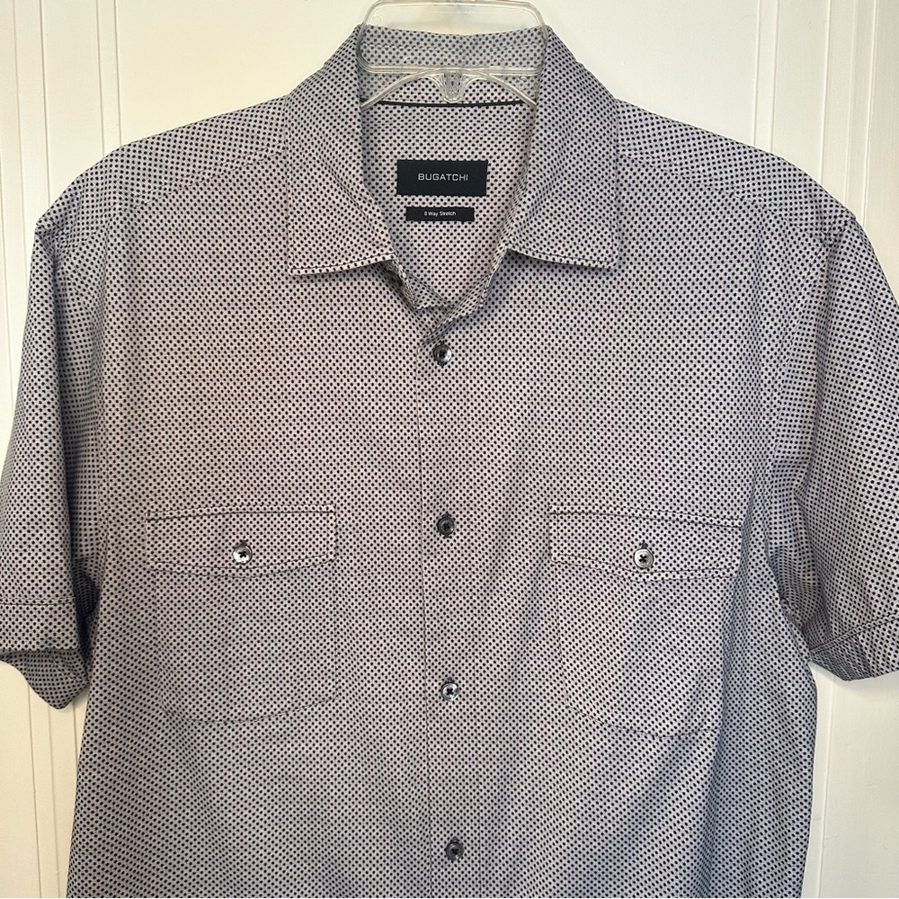 Bugatchi Performance Tech 8-Way Stretch Short Sle… - image 2